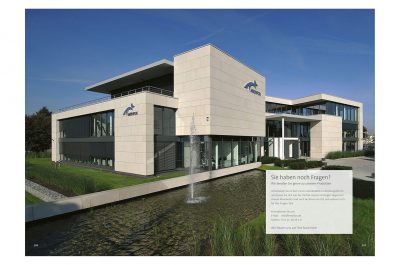Layout mit Imageaufnahmen Gesamtprospekt der MediFox GmbH von Fotograf Daniel Möller Hannover