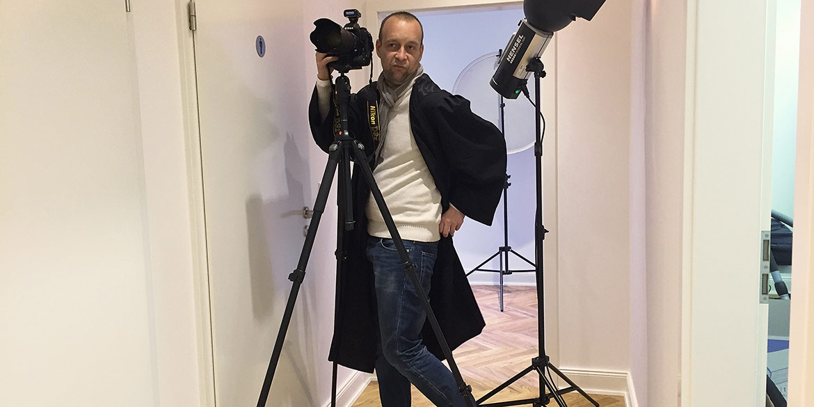 Making-of-Bild Imageaufnahmen Businessportraits Rechtsanwalt Dirk Lahmsen Fotograf Daniel Möller Hannover