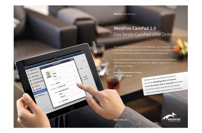 Layout für die MediFox GmbH, fotografiert im Studio 7. Stock Capitol Hochhaus Hannover von Fotograf für Geschäftskund:innen Daniel Möller