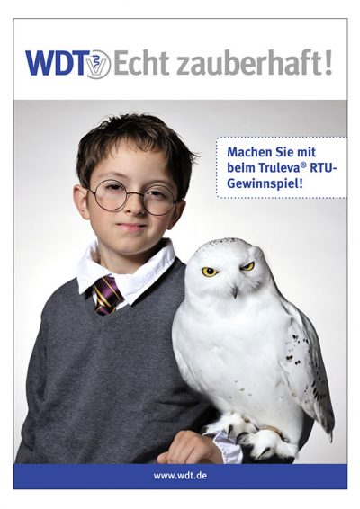 Layout Wirtschaftsgenossenschaft deutscher Tierärzte mit Anzeigenmotiv von Fotograf Daniel Möller aus Hannover