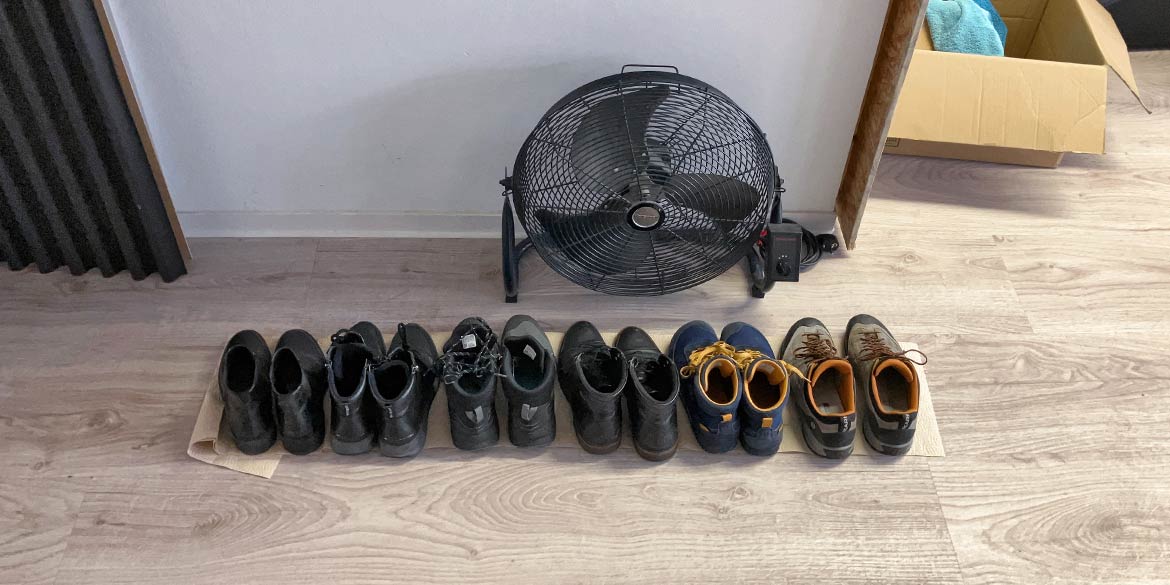 Making-of-Bild von Imageaufnahmen für Wertgarantie im Studio 7. Stock mit Fotograf Daniel Möller aus Hannover