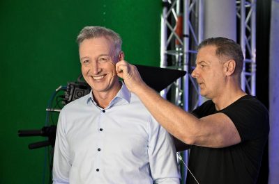 Reportageaufnahme der Bundespressekonferenz 2025 von Hannover Re von Fotograf Daniel Moeller aus Hannover