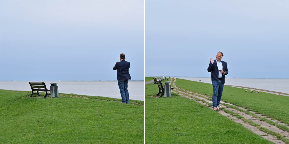 Making-of-Bild von Reportageaufnahmen vom TenneT Netz-Gipfel 2026 in Brunsbüttel mit Fotograf Daniel Möller aus Hannover