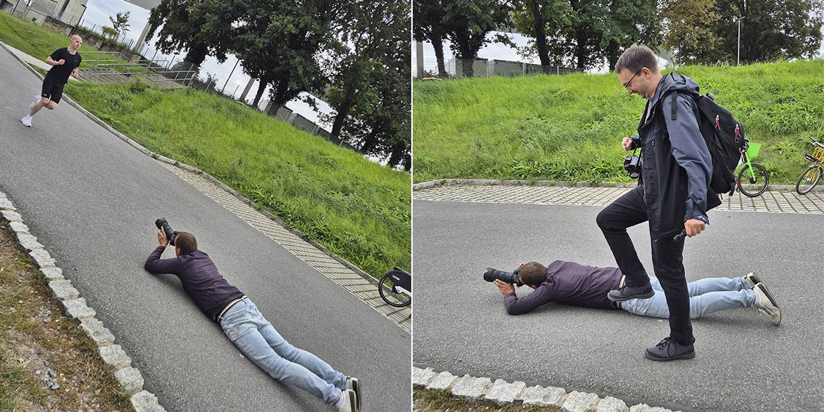 Making-of-Bild von Reportageaufnahmen der WTG 2025 in Dresden für Sanofi Avents mit Fotograf Daniel Möller aus Hannover