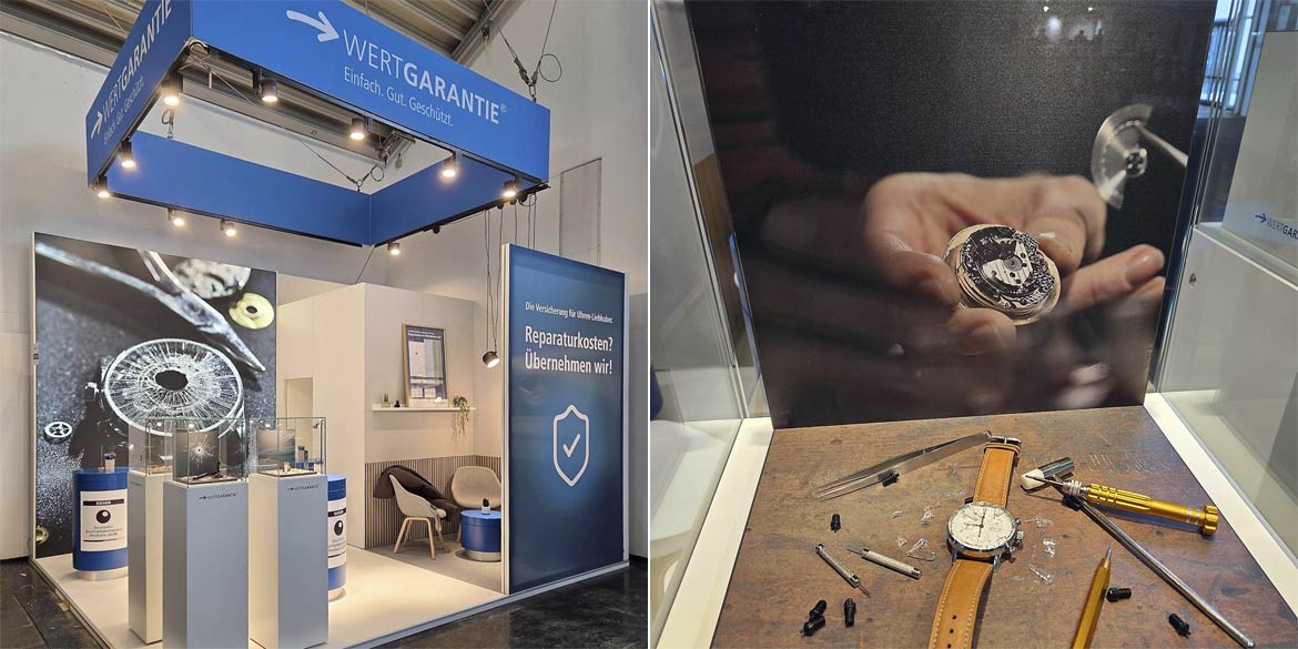 Imageaufnahmen in Anwendung auf dem Messestand von Wertgarantie, aufgenommen im Studio 7. Stock von Fotograf Daniel Möller aus Hannover