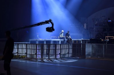 Imageaufnahmen Digital 6000 Live Stage beim Aufbau für Nena - Die Band in der Dortmunder Westfalenhalle für Sennheiser Electronic GmbH & Co. KG mit Fotograf Daniel Möller Hannover