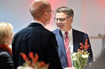 Reportageaufnahme von der Eröffnung "The Oat Factory" von frischli Milchwerke GmbH und H. & J. Brüggen KG von Fotograf Daniel Möller aus Hannover