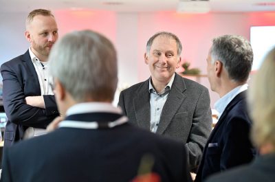 Reportageaufnahme von der Eröffnung "The Oat Factory" von frischli Milchwerke GmbH und H. & J. Brüggen KG von Fotograf Daniel Möller aus Hannover